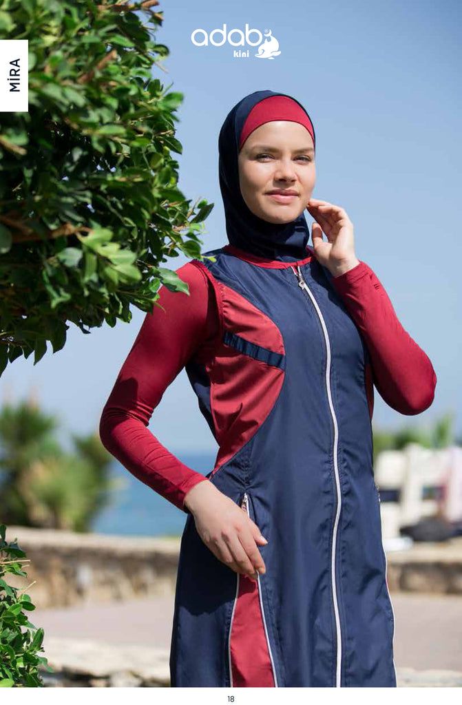 Full coverage women muslim swimwear