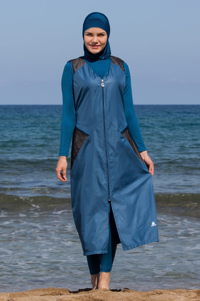 Adabkini Sila, our longest 5pc burkini, bathing suit, modest